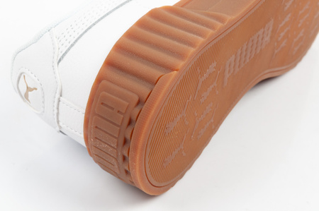 Puma Damen Carina 3.0 Leder-Sneaker in Weiß, modisch