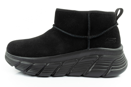Skechers Damen-Winterstiefel – Isolierte Lederstiefeletten
