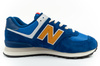 New Balance 574 Herren-Sneaker, Modisches Leder, Blau