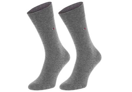 Tommy Hilfiger Herrensocken [371111 758] 2 PACK, grau.
