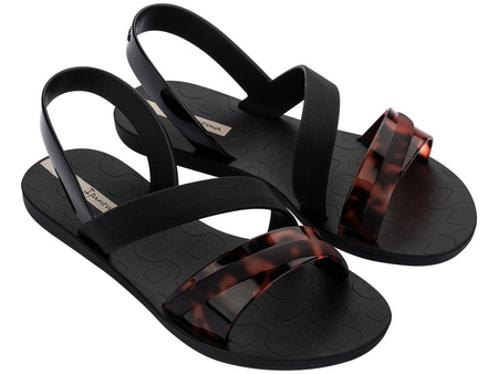 Ipanema Damen-Sandalen „Vibrant Sandal Fem“, modisch, bequem, Schwarz, Braun