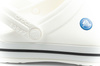 Crocs Herren-Clog-Sandalen mit Krokodilband, modisch und bequem, Weiß
