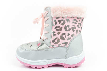 Leomil Winterstiefel für Mädchen mit warmem Fell und Kätzchenmotiv