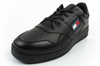 Tommy Hilfiger Herren-Sneaker TJM Retro Basket Ess, modisches Schwarz
