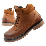 Wrangler Yuma Herren Chelsea Boots, elegante Lederstiefeletten, Braun, Weiß