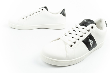 U.S. Polo Assn. Herren-Sneaker, modisch, weiß, bequem