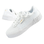 Puma Cali Damen Sportschuhe Sneakers Leder weiß Plateau modisch