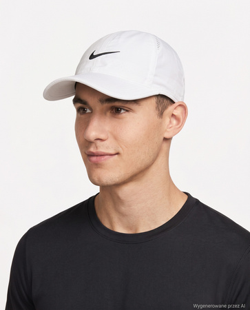 Leichte, sportliche Nike Dri-FIT Club Cap für Herren – Weiß