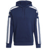 Adidas Herren-Kapuzenpullover mit Kängurutasche und stylischem Logo in Marineblau