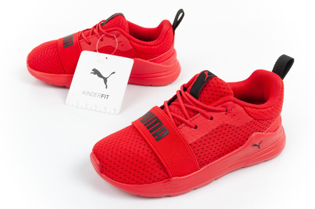 Puma Wired Run [374217 05] Kinder Sportschuhe, rot.