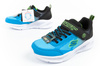 Skechers Meteor-Lights-Krendox [401495L/BKBL] LED Kinder-Sportschuhe, blau.