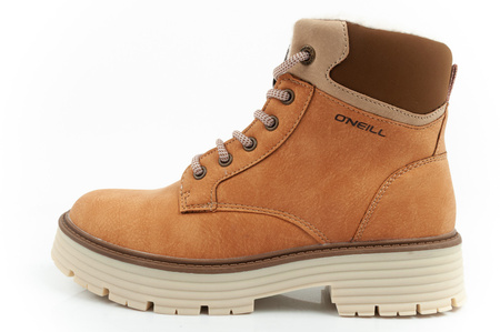 O'Neill Damen Winter-Wanderstiefel, gefütterte Stiefeletten, modisches Braun