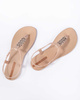 Ipanema Sandal Class Damen-Flip-Flops in Hellbeige mit Gold
