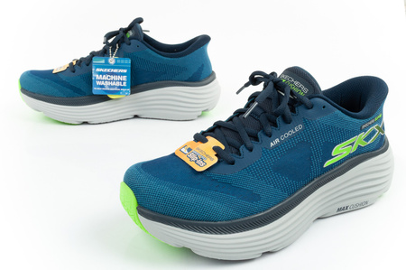 Skechers Max Cushioning Herren Laufschuhe SLIP-IN [220611/NVY]