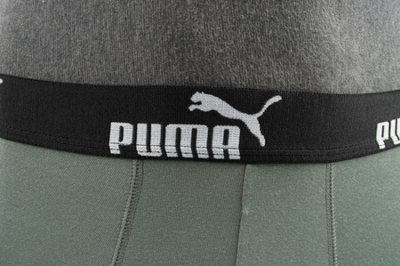 Puma Herren-Boxershorts, 9er-Pack, Schwarz, Grau, Khaki, Komfortable Baumwolle