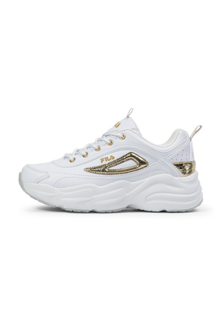 Fila Skye ZP Damen-Sneaker, modisches Weiß mit Gold