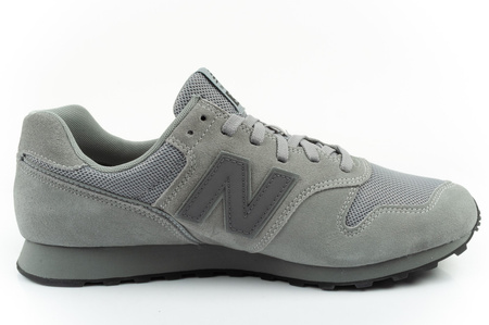 New Balance 373 Herren-Sneaker, modisches graues Leder und Wildleder