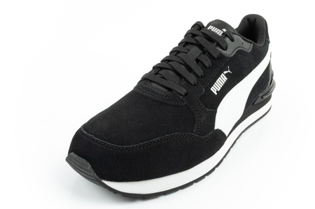 Puma ST Runner v4 Herren-Sneaker aus schwarzem Leder