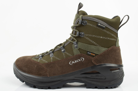 Aku Cimon Gore-Tex Herren-Trekkingschuhe aus Leder, Grün-Braun