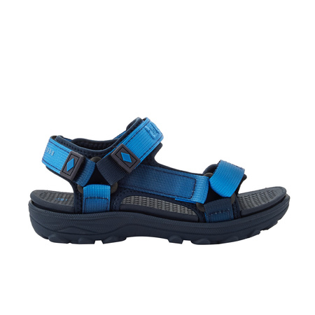 Lee Cooper Jungen-Sandalen mit Klettverschluss für den Sommer und den Strand, Blau