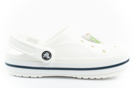 Schuhe Flip Flops Sandalen Clogs Crocs Bayaband Clog [205089-126], weiß.