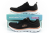 Skechers Flex Appeal 4.0 Brillant View Damen Sportschuhe [149303/BKRG], schwarz.