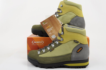 Aku Damen Ultralight Gore-Tex Wanderschuhe, Grau/Grün