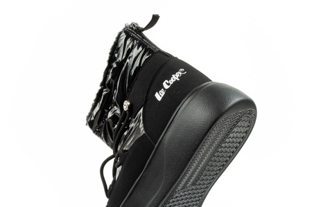 Lee Cooper Damen Winter-Wanderschuhe mit isoliertem Lackleder