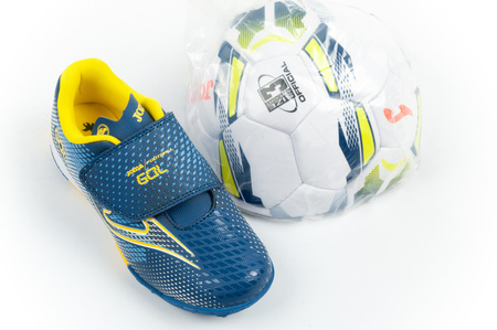 Joma Gol JR 2603 Kinder-Fußballschuhe, Fußballset, inklusive Ball