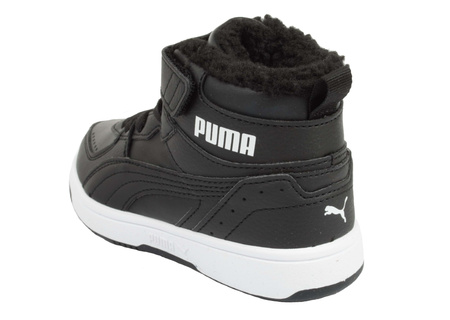 Buty dziecięce zimowe Puma Rebound Joy [375479 01] schwarz.