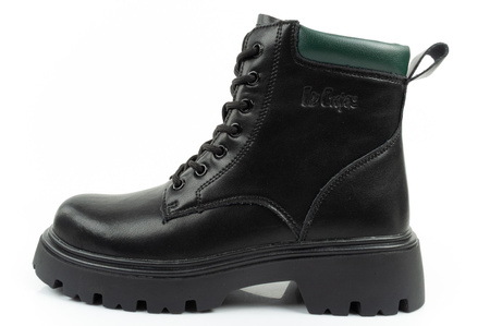 Lee Cooper Stiefel, Damenstiefeletten, isolierte Lederstiefel mit Schnürung