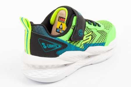 Skechers Meteor-Lights LED-Kindersneaker für Jungen mit Klettverschluss