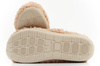 Scholl Maddy Bootie Damenhausschuhe [F309091002] isoliert, beige.
