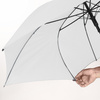 Perletti Langer Automatik-Regenschirm XL 122 cm Blau Windfest