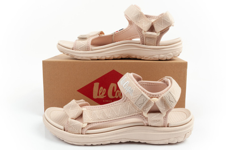 Lee Cooper Damen Klettsandalen Sommer Beige [LCW-25-34-3560L]