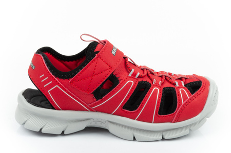 Skechers Relix Kindersandalen [406520L/RDBK], rot.