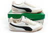 Puma Arizona Retro Beige Leder Unisex Damen Sportschuhe