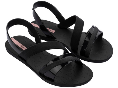 Ipanema Vibrant Damen-Sandalen, modisch und bequem, Schwarz