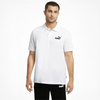 Herren Puma Ess Pique [586674 02] Polo-Sportshirt, Weiß.