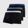 Calvin Klein Herren-Boxershorts „Relaxed“ – 3er-Pack – modisch, aus Baumwolle, in Schwarz und Blau