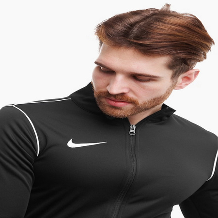 Nike Herren Sports Park Jacke mit Reißverschluss, Schwarz, fürs Training