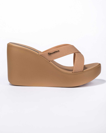 Ipanema HIGH Fashion II Beige Damen-Keilsandalen