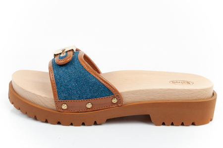 Scholl Pescura Iconic [F305492349] Damen Clogs, blau.