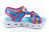 Skechers Kindersandalen [302675L/MLT] LED-Schuhe, mehrfarbig.