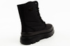 Progress Damen-Winterstiefel, Schwarz, Isoliertes Lammfell
