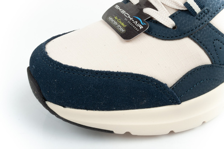 Skechers Skech-Air Court [232648/NVNT] Herren-Sportschuhe, Beige und Marineblau.