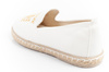 Lee Cooper Damen-Espadrille-Schuhe [LCW-24-47-2701L], weiß.