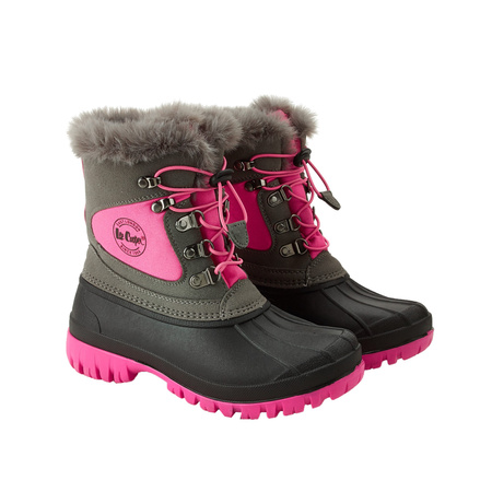 Lee Cooper Mädchen-Winterstiefel, gefüttert, Pink