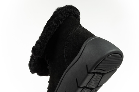 Scholl Stelvio Damen Sportschuhe, Stiefeletten [F302321004] isoliert, schwarz.