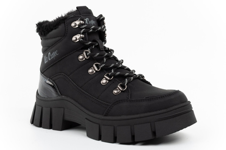 Lee Cooper Winterstiefeletten für Damen – gefütterte Boots in Schwarz